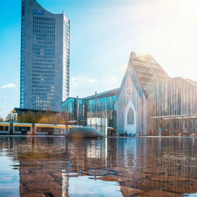 Smart-Locker für Übergaben in Leipzig – Stadtansicht