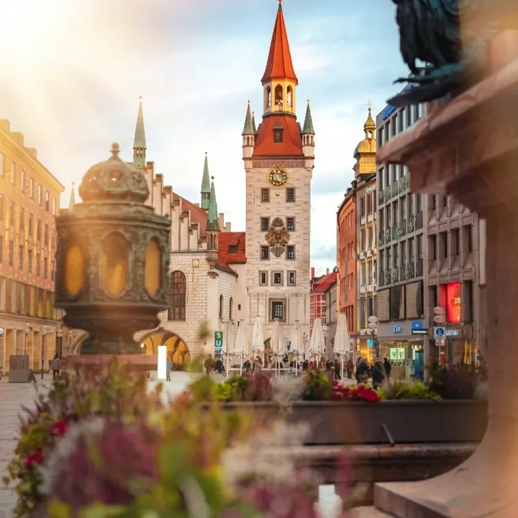 Smart-Locker für Übergaben in München – Stadtansicht