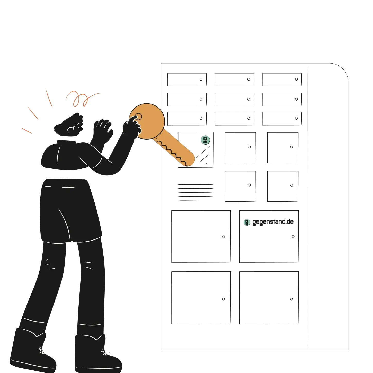 Schlüssel für Handwerker oder Bekannte im Smart-Locker hinterlegen
